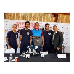 Presentaron el partido amistoso del domingo Saprissa-San Lorenzo