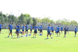 Blanco entrenó por primera vez