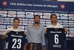 Matías Lammens presentó a Sebastián Blanco y Matías Caruzzo