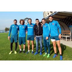 Ángel Correa visitó al plantel