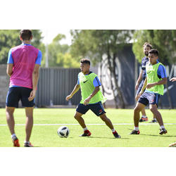 El plantel volvió a entrenar