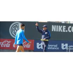 Práctica de fútbol de cara a Vélez