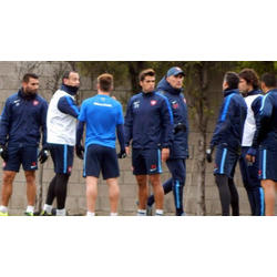 Concentrados pensando en ganarle a Gimnasia y quedar como líderes